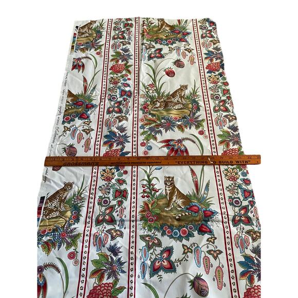 Scalamandre "Bengal Stripe" fabric vintage swatch light weight - Picture 3 of 12